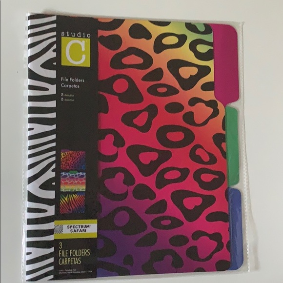 Carolina Pad 3pack File Folders with tabs lot of 4 - Picture 1 of 6